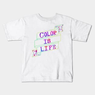 Color is life Kids T-Shirt